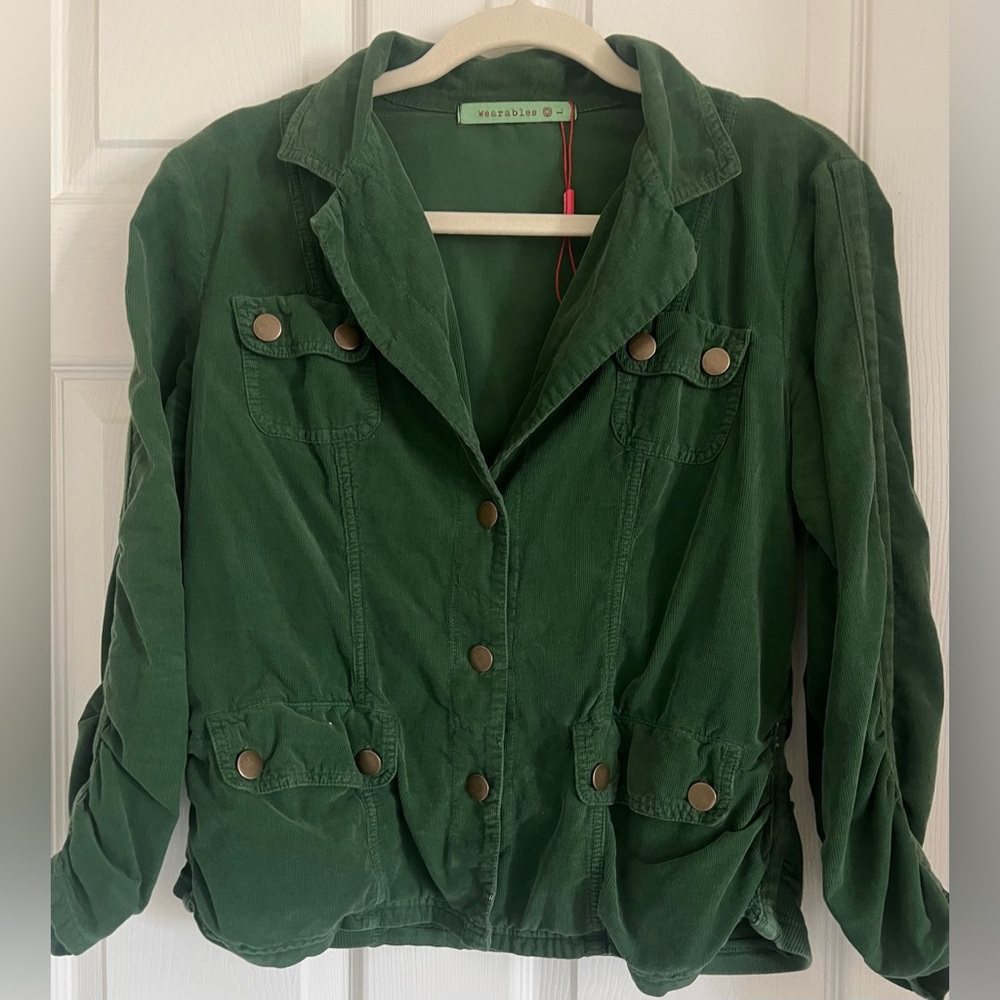 XCVI Wearables - Green Utility Jacket